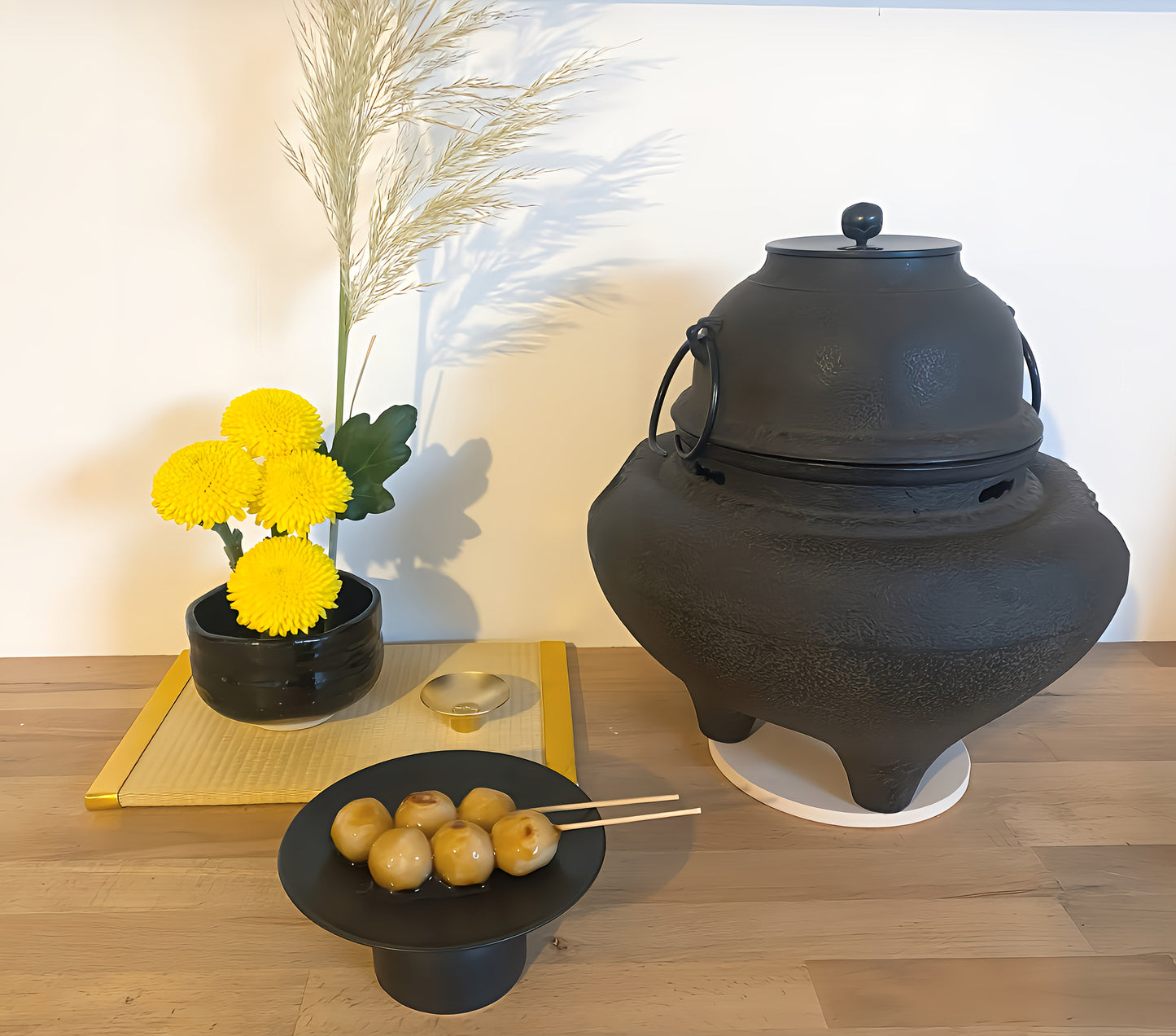 Atelier de pâtisserie japonaise avec cérémonie du thé japonais